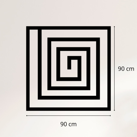 Decor spiralat din lemn