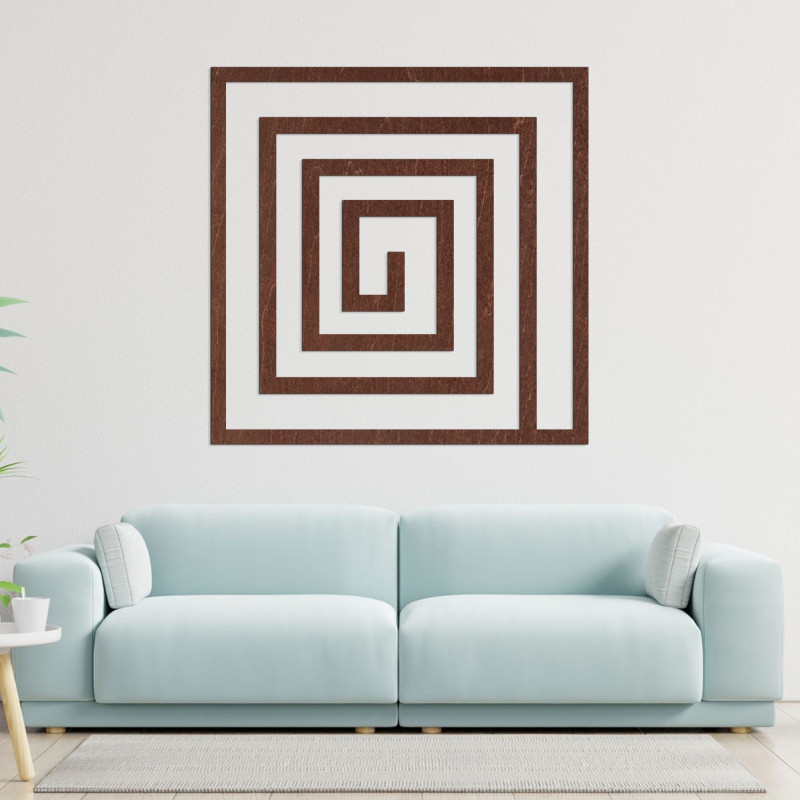 Decor din lemn spirală - SQUARIL