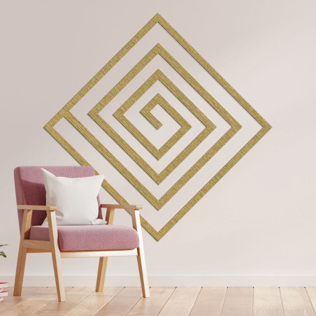 Decor spiralat din lemn