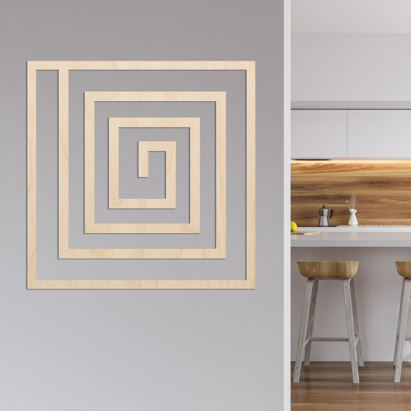 Decor din lemn spirală - SQUARIL