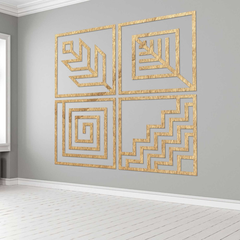 O pictură murală din patru piese care îți va umple perfect spațiul