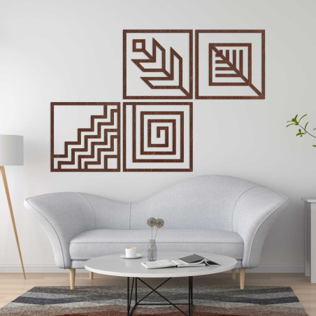 O pictură murală din patru piese care îți va umple perfect spațiul O pictură murală din patru piese care îți va umple perfect spațiul