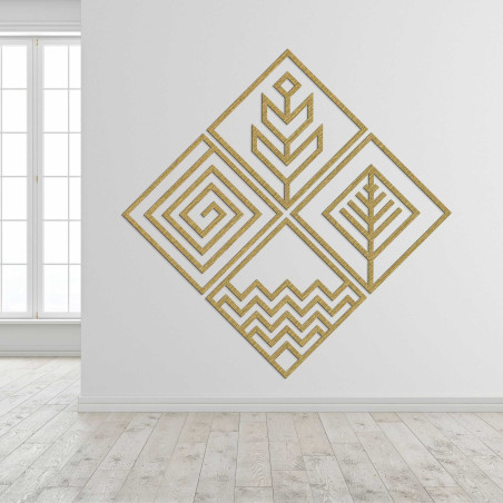 O pictură murală din patru piese care îți va umple perfect spațiul O pictură murală din patru piese care îți va umple perfect spațiul