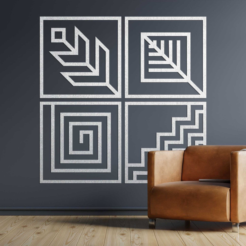 O pictură murală din patru piese care îți va umple perfect spațiul