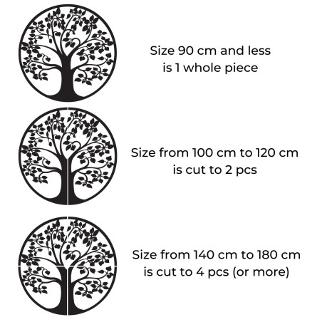 Copac de viață din lemn pe perete - DROTO