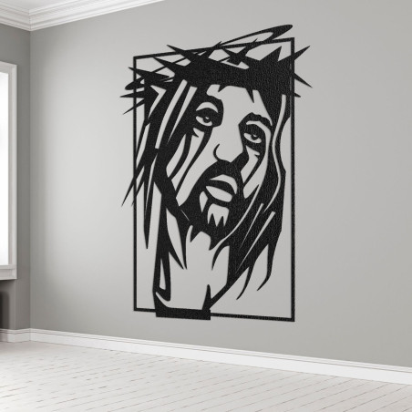 Imagine de perete din lemn Iisus Hristos - FAITHO