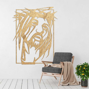 Decor din lemn Iisus Hristos - FEIGHTO