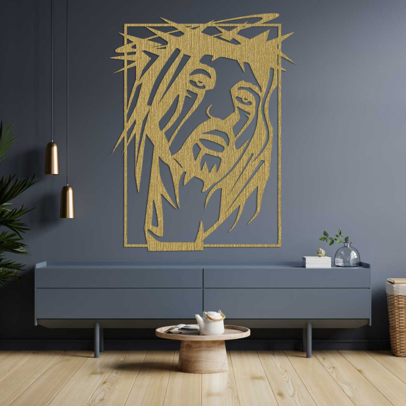 Decor din lemn Iisus Hristos - FEIGHTO