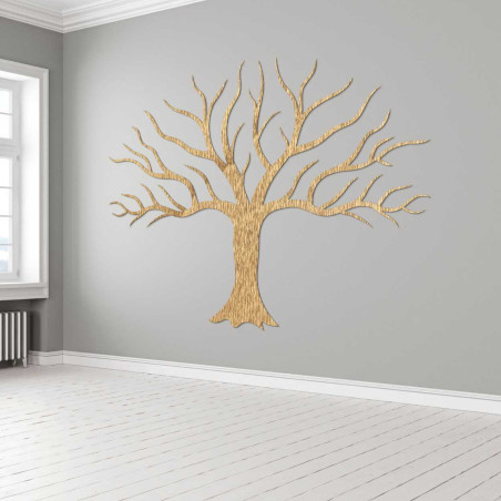 Copacul Vieții, minimalist din lemn, va oferi interiorului tău un aspect natural elegant.
