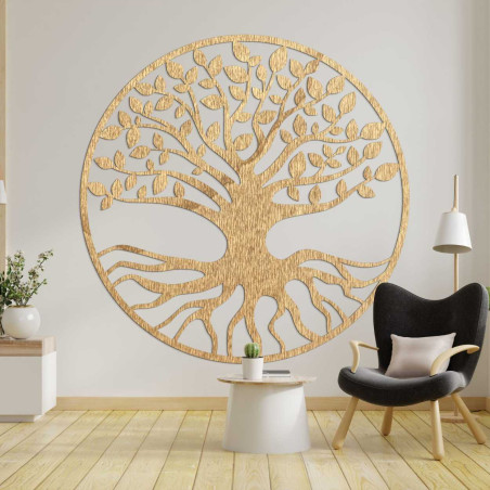 Decorațiuni de perete cu imagini din lemn
