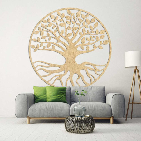 Decor de perete din lemn pentru camera de zi, preț scăzut