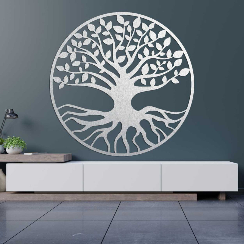 Decor de perete din lemn pentru camera de zi, birou