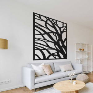 Pictură pe lemn Crengi de copac – decorațiune murală modernă din lemn | SENTOP