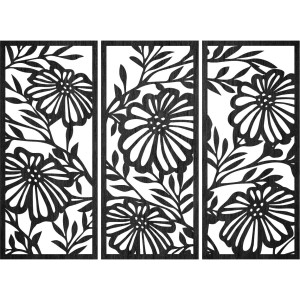 Tablou din lemn sculptat manual - decor natural 2