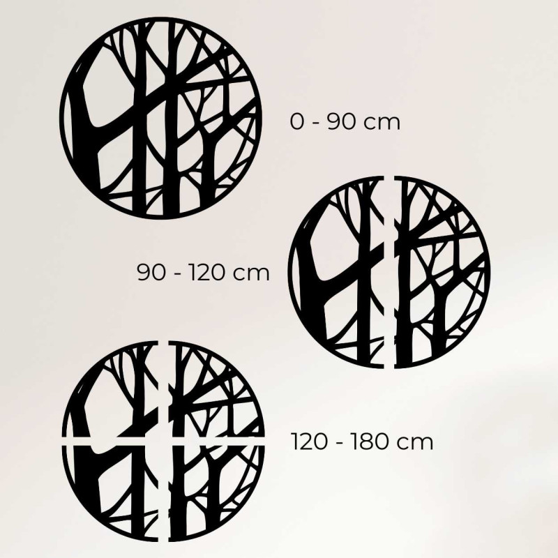 Dimensiunile decorațiunilor din lemn sunt afișate în centimetri