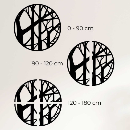 Dimensiunile decorațiunilor din lemn sunt afișate în centimetri