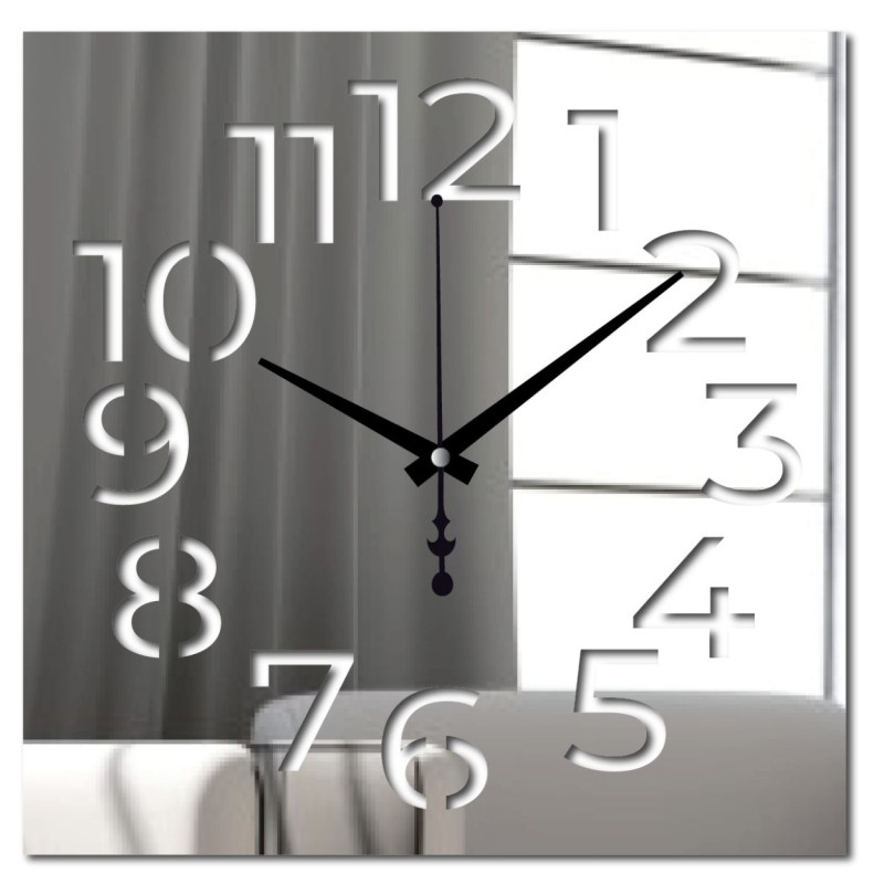 Ceas elegant din plexiglas - design modern și precizie pe perete