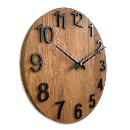 Ceas circular minimalist cu cifre și ace Ceas circular minimalist cu cifre și ace