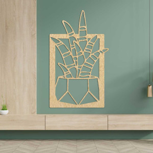 Ceas de perete circular din lemn cu o textură fină a suprafeței. 2