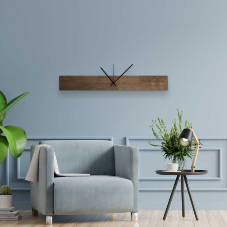 Ceas elegant din lemn cu textură naturală a lemnului