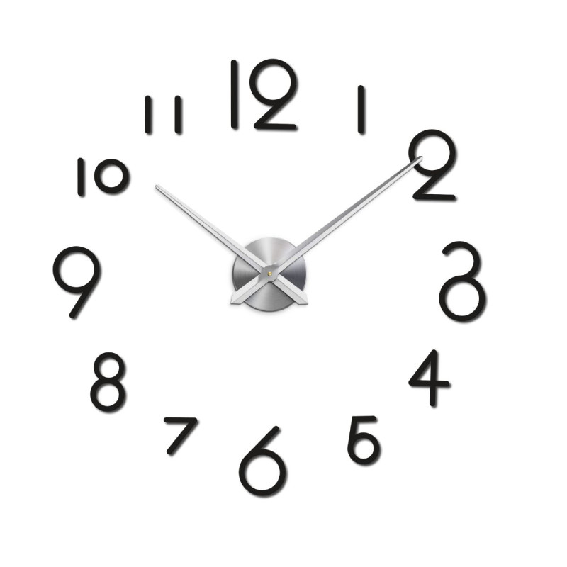 Ceas de perete negru pentru sufragerie