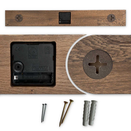 Ceas minimalist din lemn natural - HOKAI