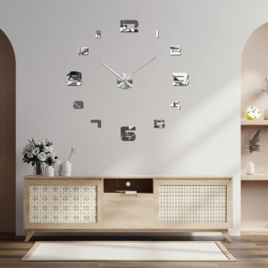 Ceas elegant din plexiglas, diametru reglabil până la 130 cm.