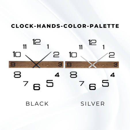 Ceas de perete mare din lemn, cu ace negre distinctive și cifre separate. Ceas de perete mare din lemn, cu ace negre distinctive și cifre separate.