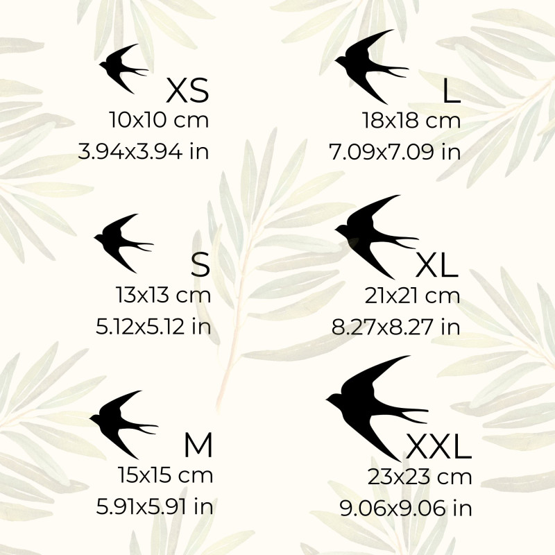 Decorațiuni din lemn cu păsări zburătoare - FLOCK