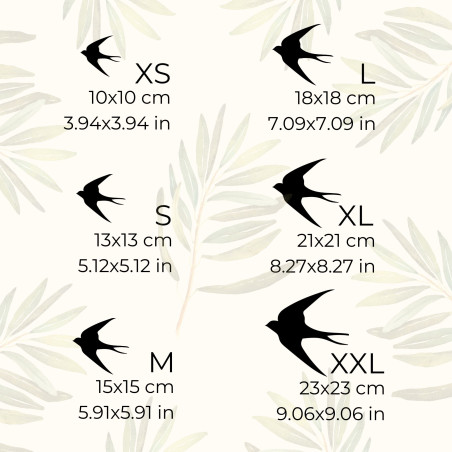 Decorațiuni din lemn cu păsări zburătoare - FLOCK