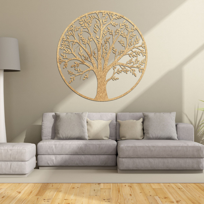 Decorațiune unică din lemn, pomul vieții - FORTIS