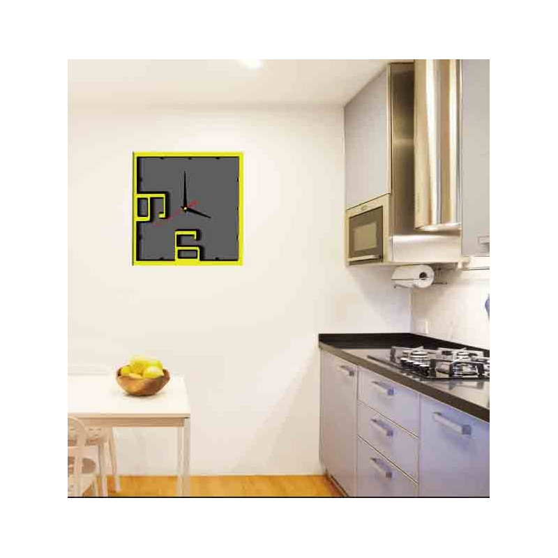 Ceas de perete de lux ca un cadou sau o imagine pe perete în bucătărie, living. X-momo