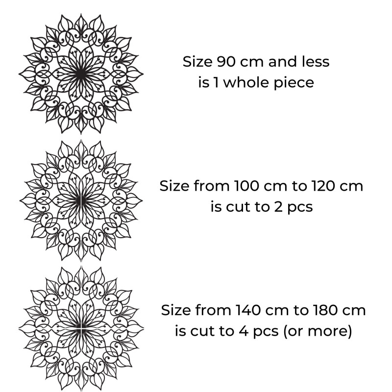 Forma sa circulară reprezintă infinitul și interconectarea a tot ceea ce ne înconjoară.