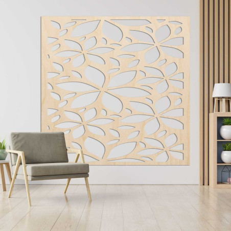 Panou decorativ de perete cu flori pentru un interior elegant al casei