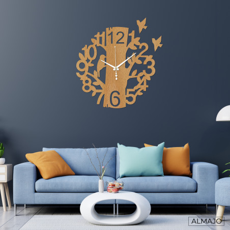 Ceas de pasăre din lemn - HELFERN