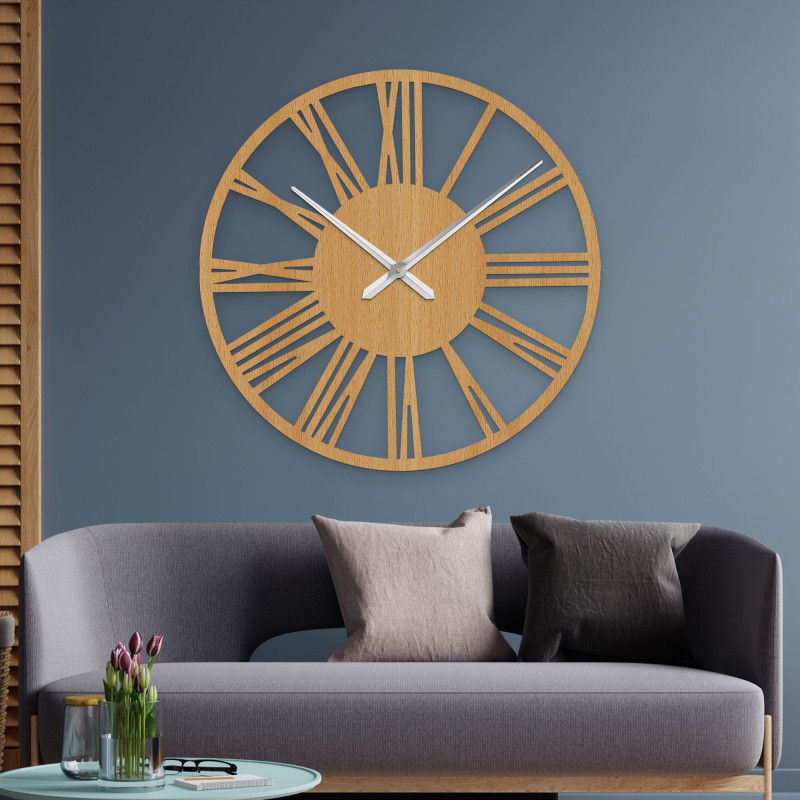 Ceas de perete roman elegant, mare - 80 cm