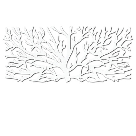 Pictură de designer pe lemn Arborele Vieții ca element dominant al camerei de zi