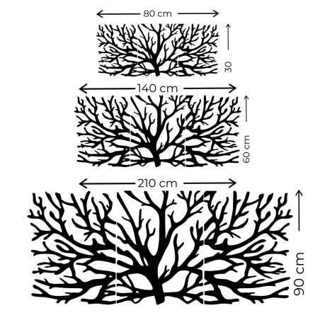 DIMENSIUNE, Decorațiune ecologică de perete din lemn cu motivul arborelui vieții