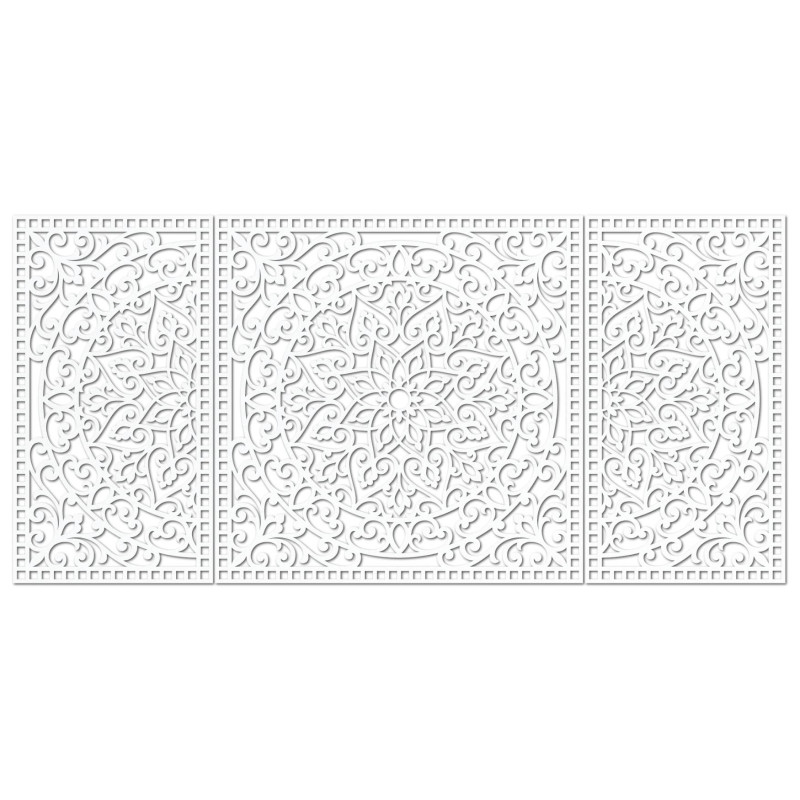 Mandala elegantă din HDF care va înviora pereții camerei de zi sau a biroului tău