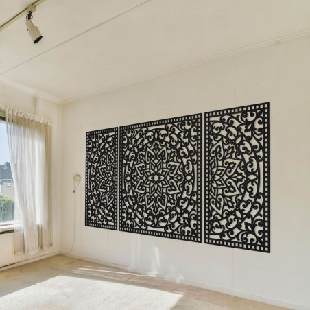 Decorațiune modernă din trei piese - un plus sofisticat pentru interior