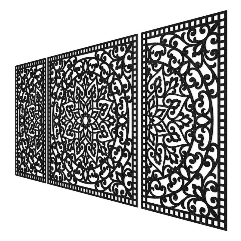 Decorațiune modernă din trei piese - un plus sofisticat pentru interior