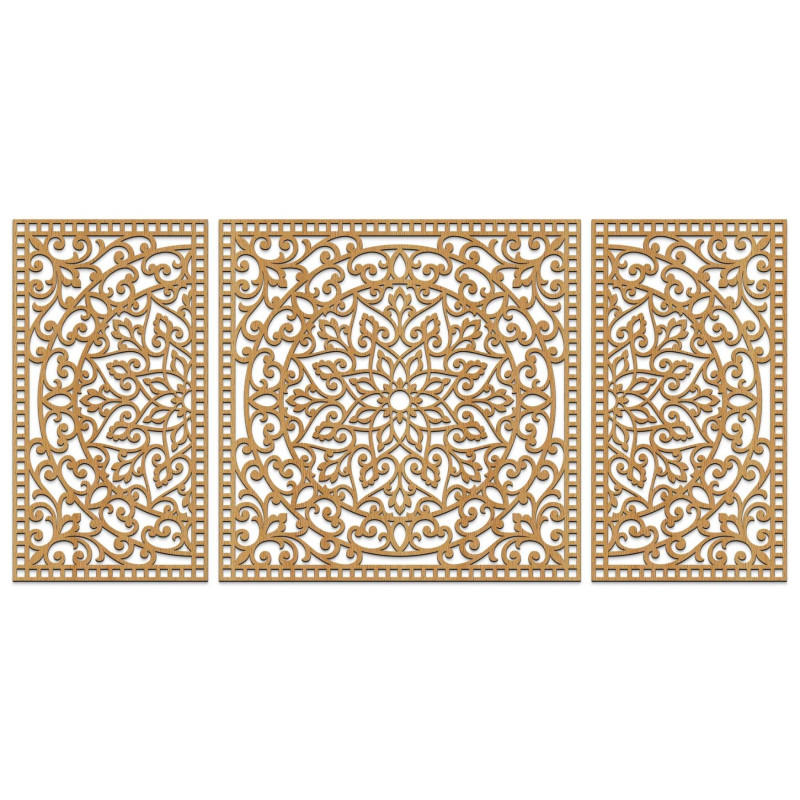 Decorațiune modernă din trei piese - un plus sofisticat pentru interior