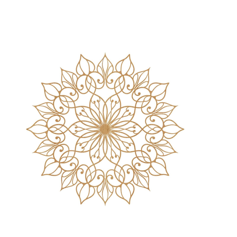 Pictură mandală din lemn pentru o casă liniștită și armonioasă