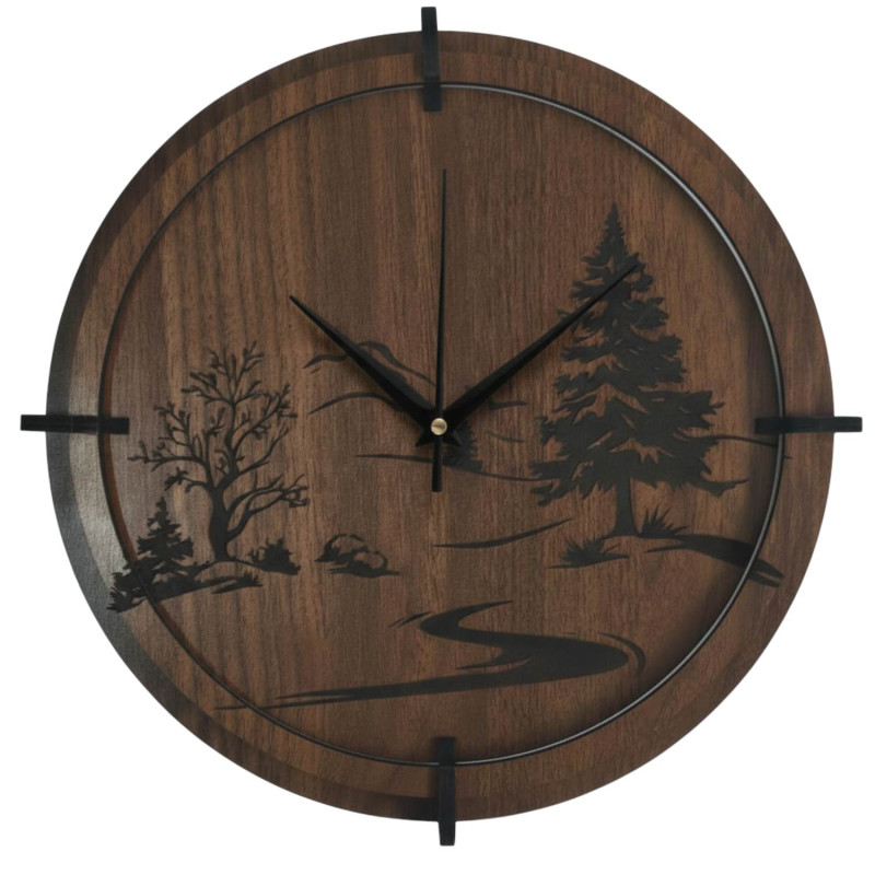 Ceas de perete modern cu design minimalist