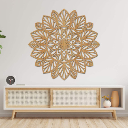 Mandala de perete din lemn - un accesoriu modern pentru casă
