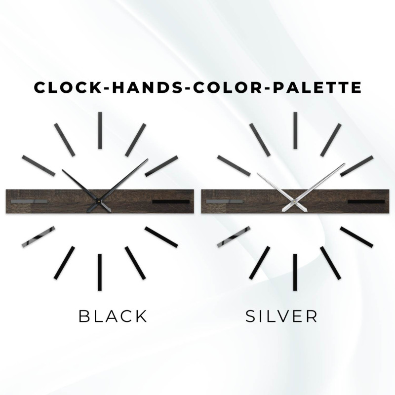 Ceas minimalist din lemn de stejar - o completare originală pentru orice interior.