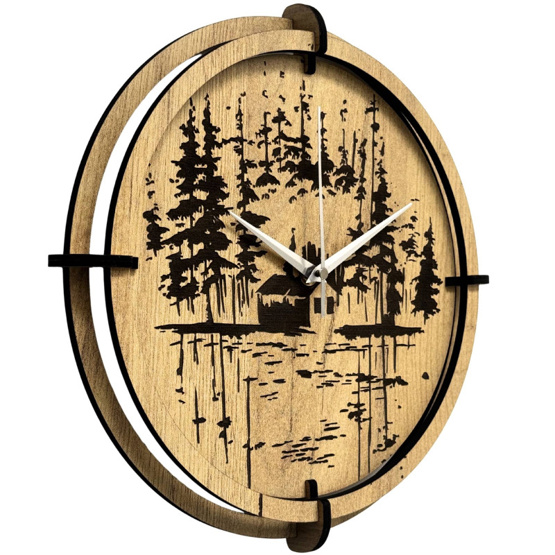 Aduceți căldura lemnului adevărat direct pe perete.