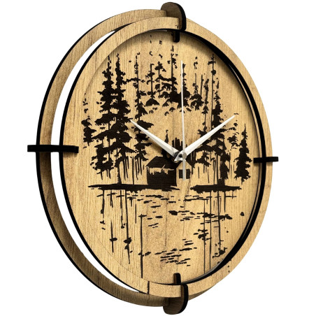 Aduceți căldura lemnului adevărat direct pe perete.