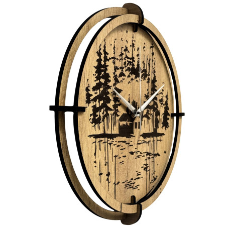 Aduceți căldura lemnului adevărat direct pe perete.