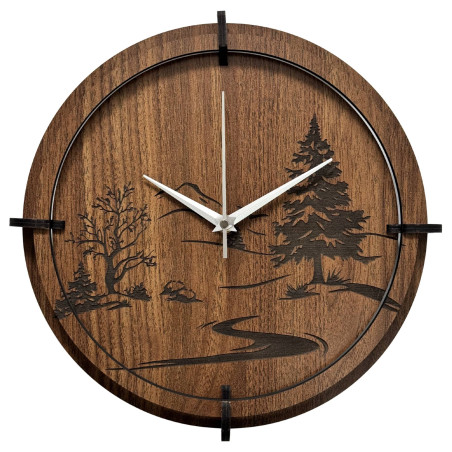 Adu armonie interiorului tău cu un ceas elegant din lemn.